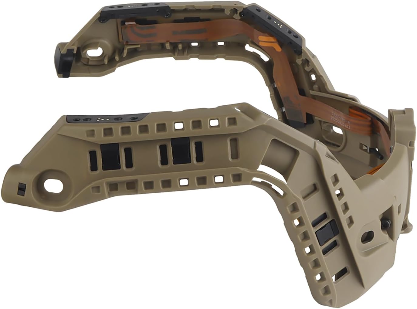 Tactical Helmet ARC Side Rail, Airsoft Tactical Gear Modular Rail System for Fast Helmets, Lights, Cameras, Battery Boxes, Tactical Headphones and Respirators