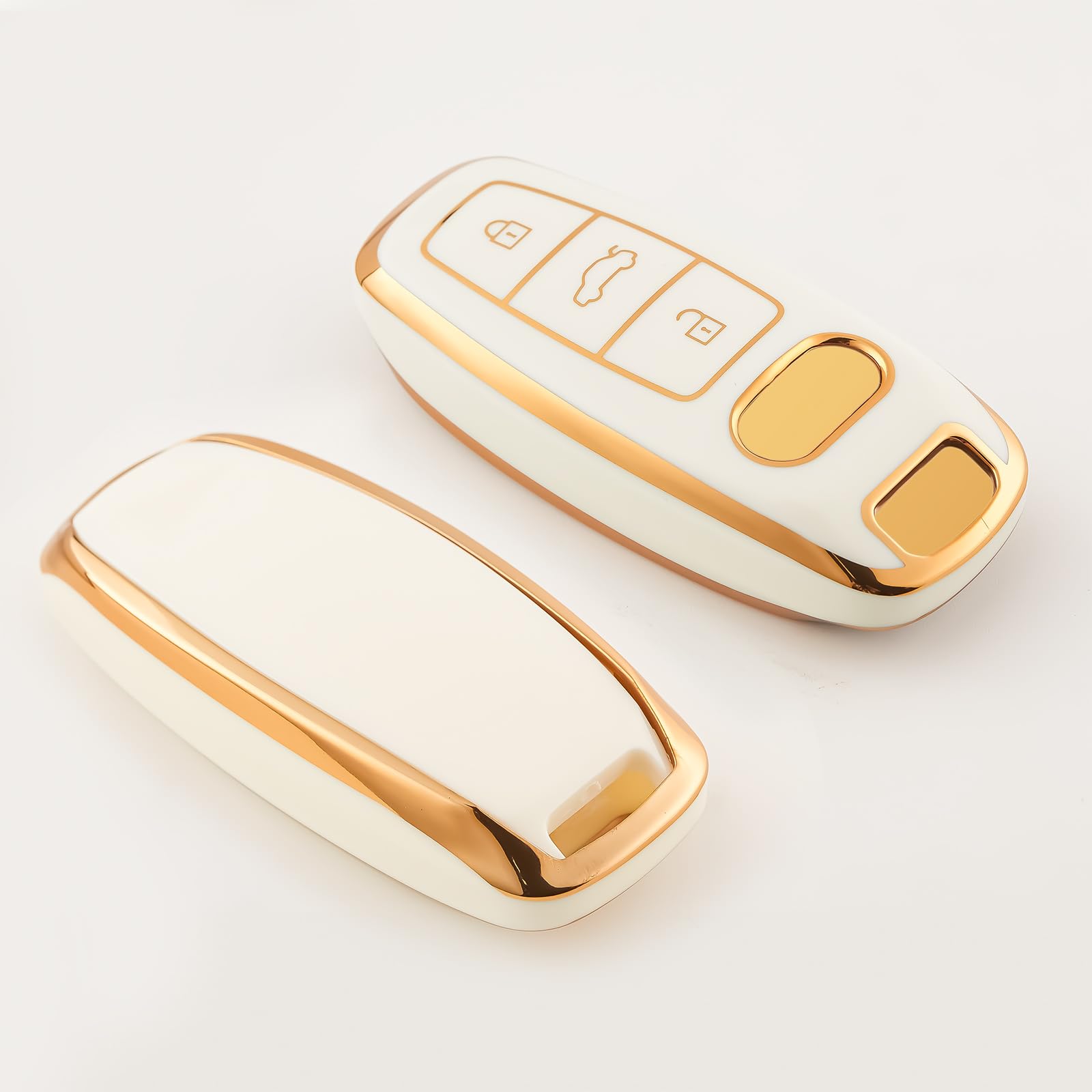 kwobile Copri-chiave copatibile con Audi con 3 tasti Keyless