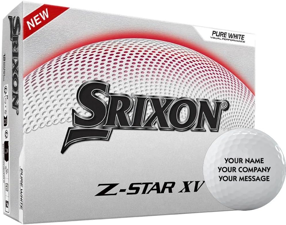 Srixon Z-Star XV 9 Personalized Golf Balls - 2025 Model