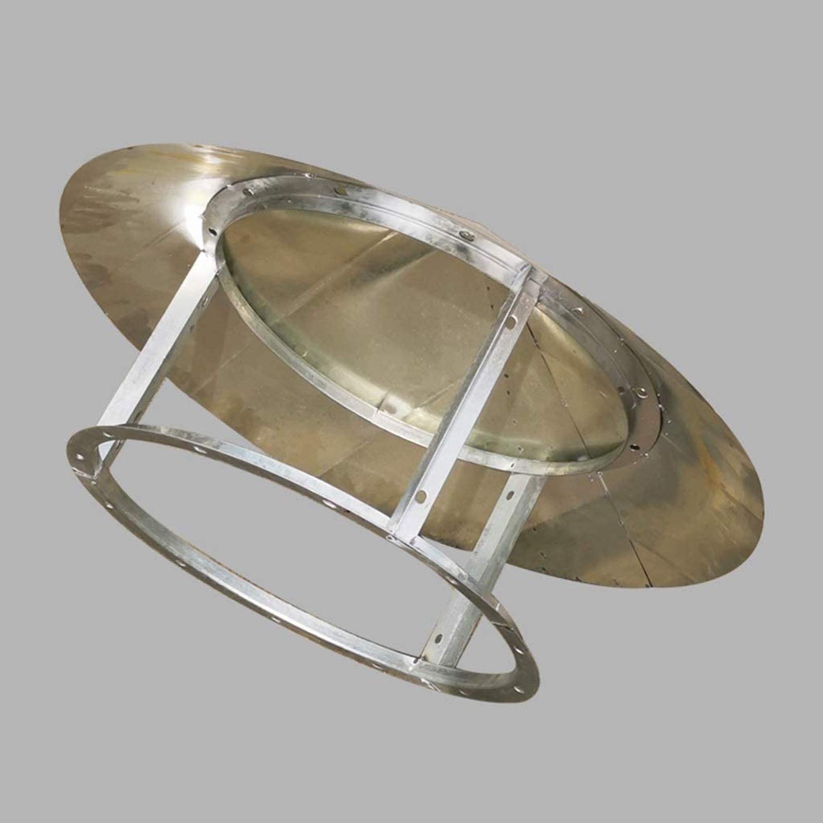 Camino sfiato Cappello Rotondo Tubo di Scarico Cappello parapioggia Ventilazione Tubo del Camino Hood Draught Fire Tetto Cowl,250mm