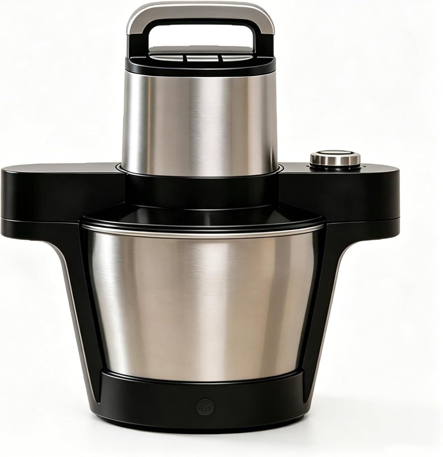 Macchina elettrica per pasta di manioca da 1000 W e 6 litri, in acciaio inox, per 3-4 persone, pestello elettrico automatico.
