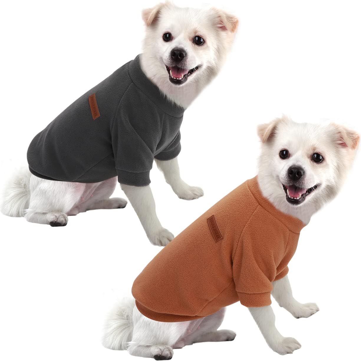 HuaLiSiJi Dog Jumpers Medium Dog Sweatshirt Dog Fleece Jumpers Dog