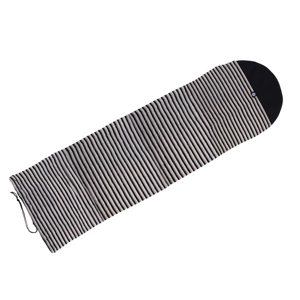 Surfboard Housse Chaussette de Protection Étui de Rangement Polyester Tissu Élastique à Cordon Convient pour Surf Funboard Windsurf Accessoires Stocka
