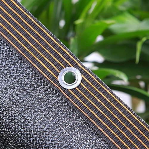 KSQP Voile d'ombrage Rectangulaire 3x4 Ombrage Terrasse Toile Ombrage Extérieur 3x3 Toile Pergola Jardin Balcon/Garage/Ferme/Voitures/Pergola,black-3x5m