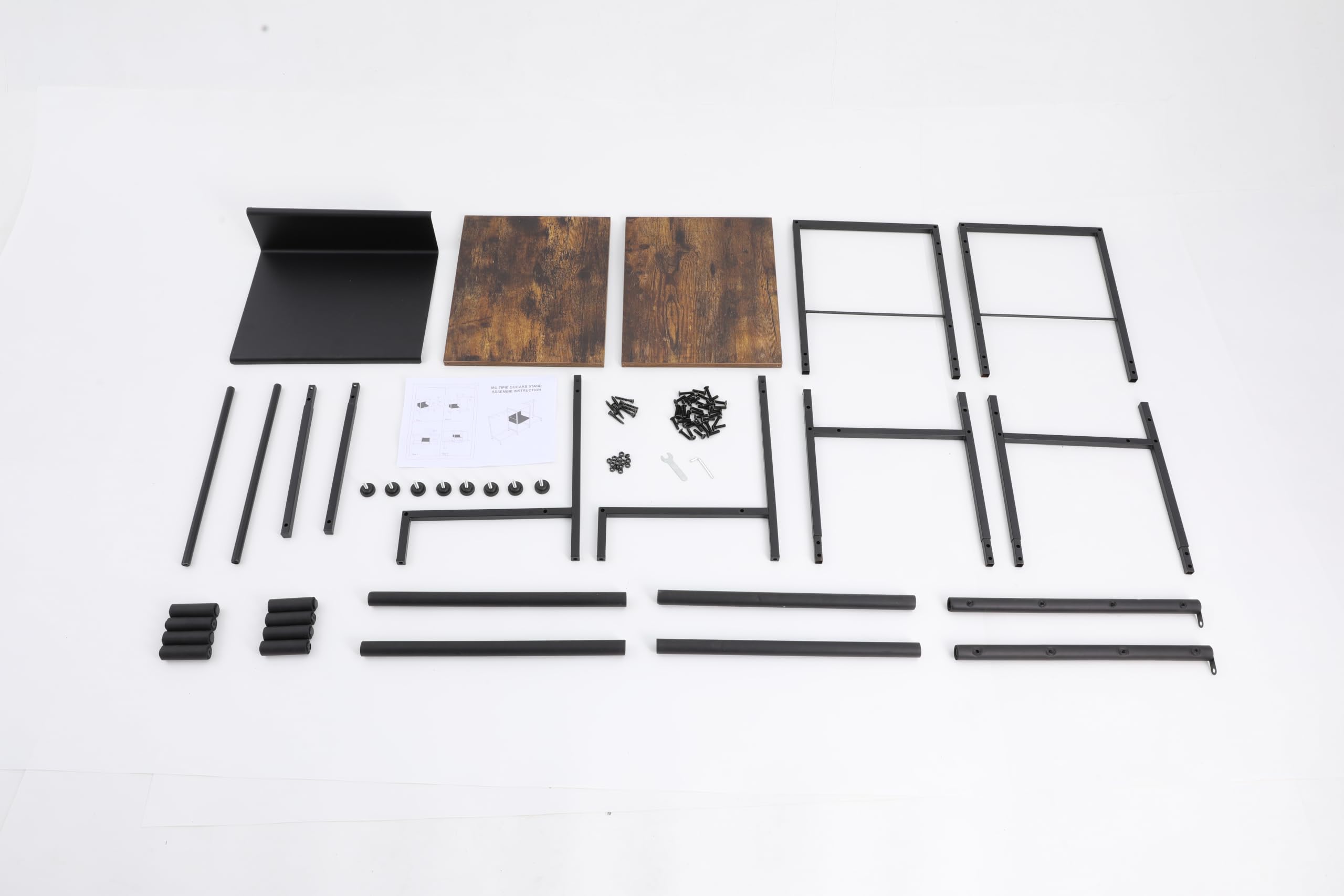 Soporte de 3 pisos para guitarra acústica, guitarra eléctrica, bajo, soporte para guitarra, soporte para múltiples guitarras, accesorios fuertes, pantalla para salas de música