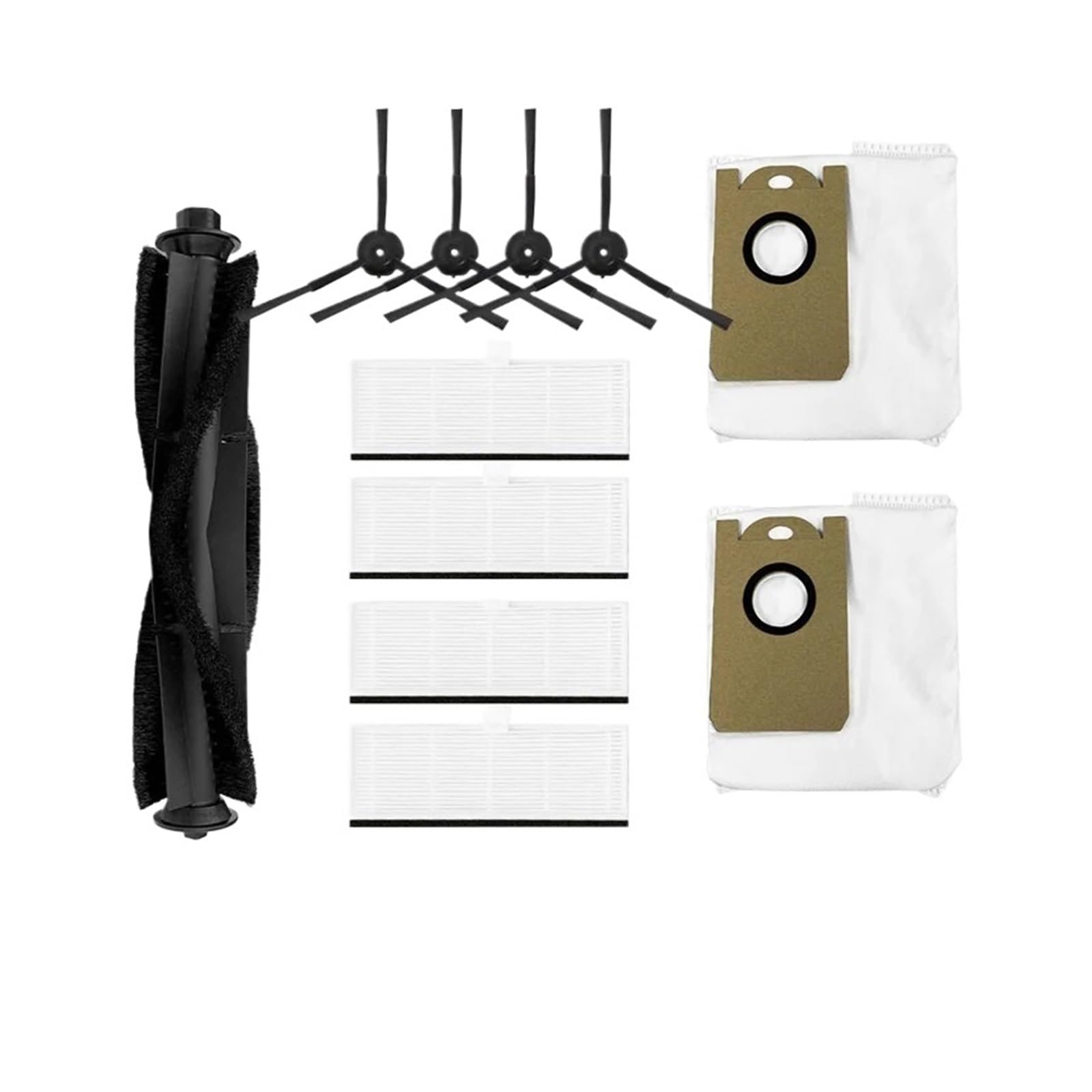 Accessories, Compatible for Imou L11 L11 Pro Robot Vacuum Cleaner Spare Part Main Spin Edge Side Brush Hepa Filter Mop Rag Dust Bag Kit (Color : 11PCS)-image-7