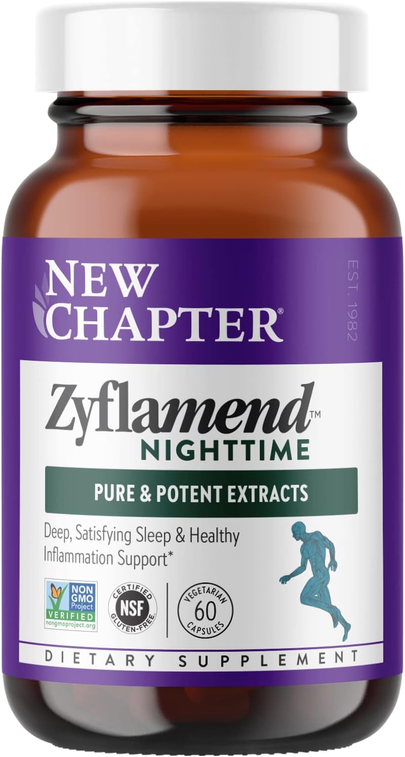 New Chapter Zyflamend Nighttime - 60 Vegetarian Capsules 53827