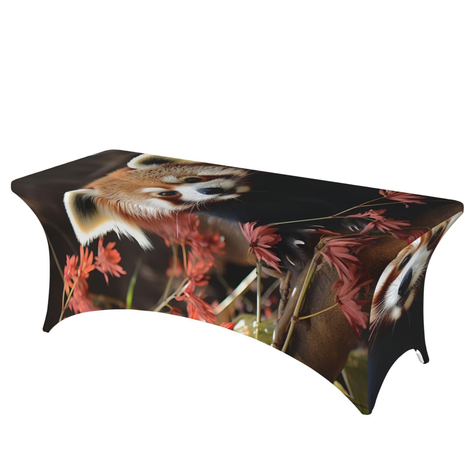Nappe extensible en élasthanne 1.8m lavable et infroissable pour table rectangulaire banquet