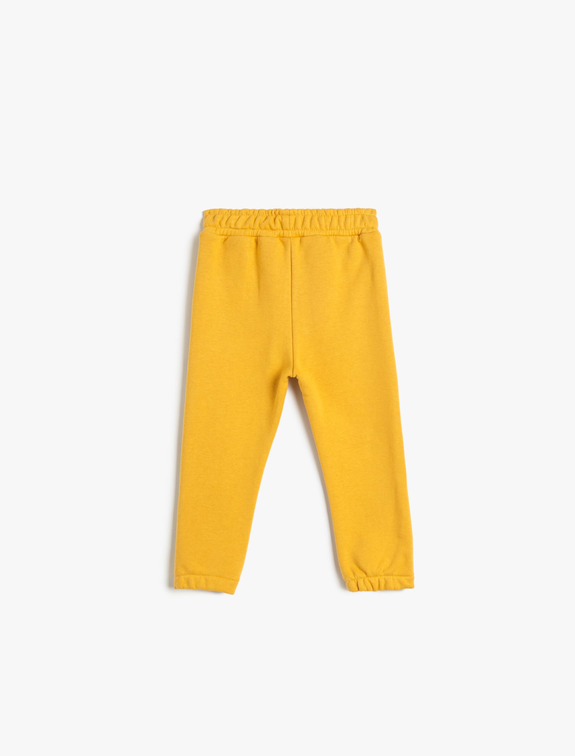 Koton Jogger Sweatpants Animal Printed Drawstring Brushed Interior Pantalones de chándal, Yellow(161), 2-3 Años para Niños