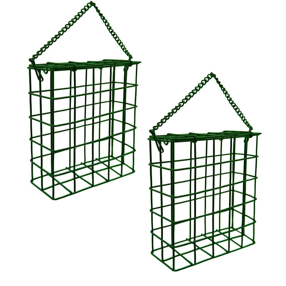 Suet Cake Bird Feeder (2 Pcs Green)