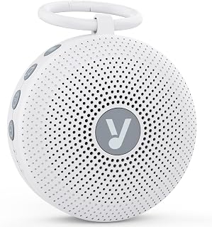 Portable Noise Machine for Baby Adult with 21 Natural Soothing Sound, Memory Function, Powerful Battery & 32 Levels of Volume, Noise Canceling for Sleeping, Sleep Sound Timer Therapy for Home, Travel