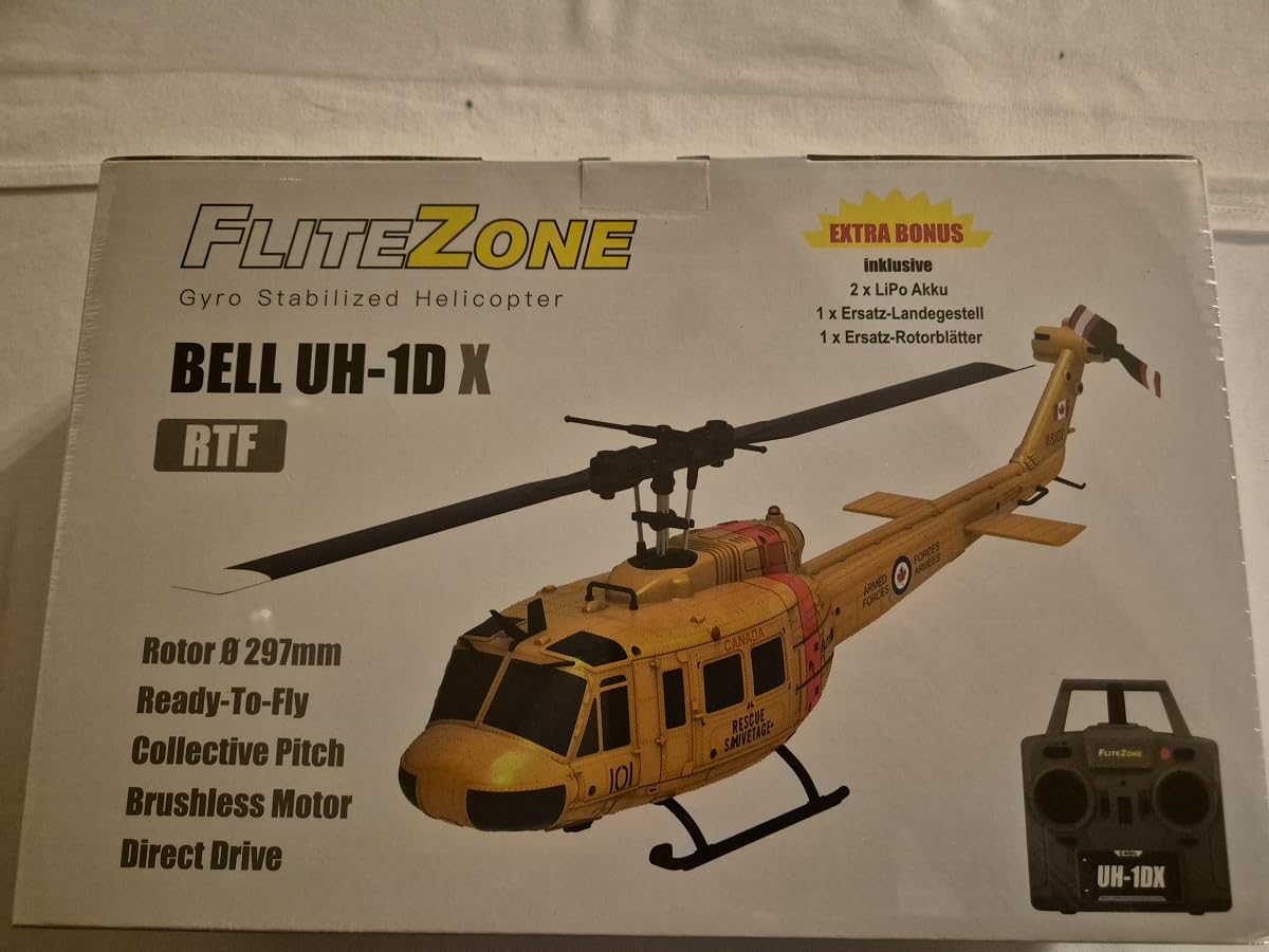 RC Helikopter Bell UH-1DX Helicopter (SAR) RTF