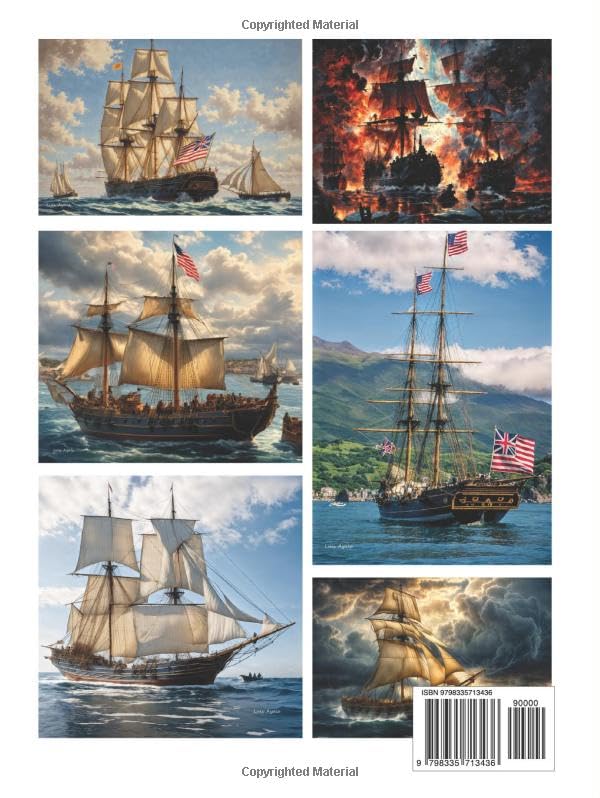 Revolutionary War Ships U.S. résistant à la poussière pour vitrine durable