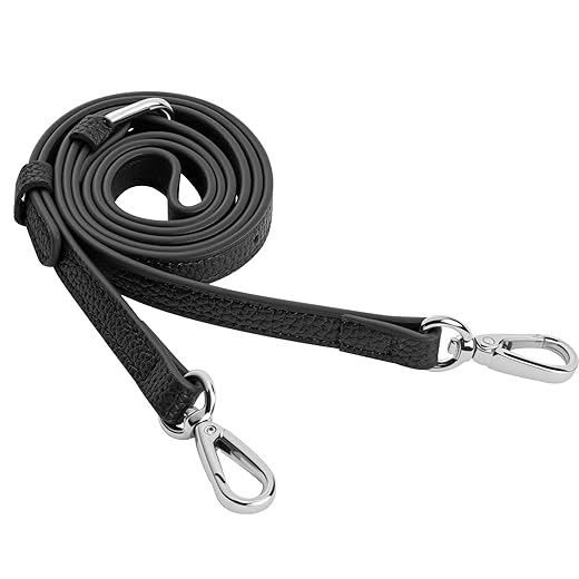 SEAVILIA PU Leather Purse Strap Replacement Crossbody Adjustable Long Thin Handmade Shoulder Handbags Strap