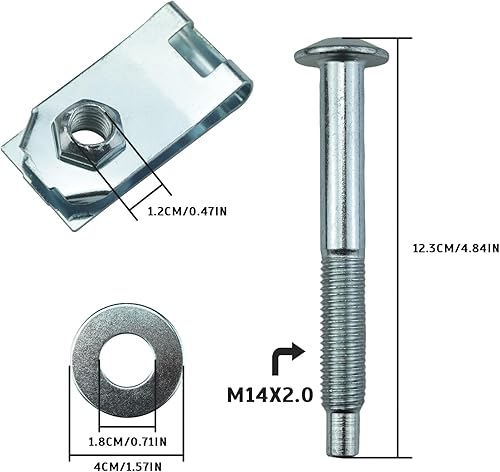 Miniatura 10 de Kit de tornillería para montaje de caja de camión para Ford 1999-2016 F250 F350 F450 F550 Super Duty reemplaza 924-311 W706640-S900 W706641-S900