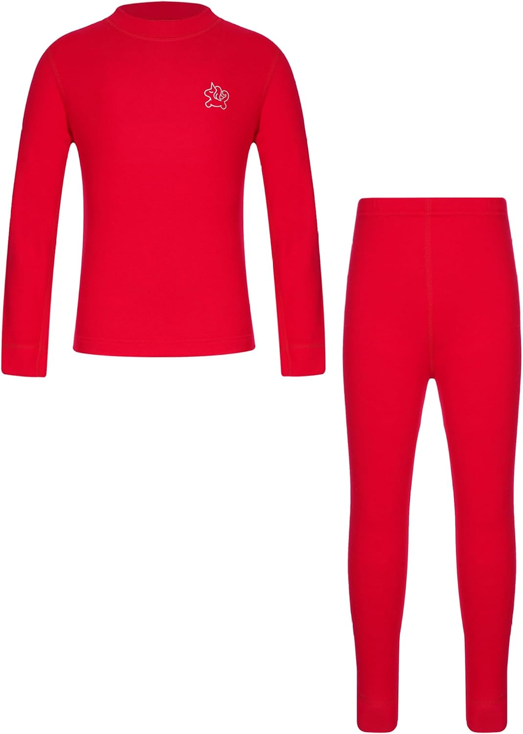 Kids Thermal Underwear Set Girls Boys Base Layer Long Sleeve Warm Top Pants Long Johns Set