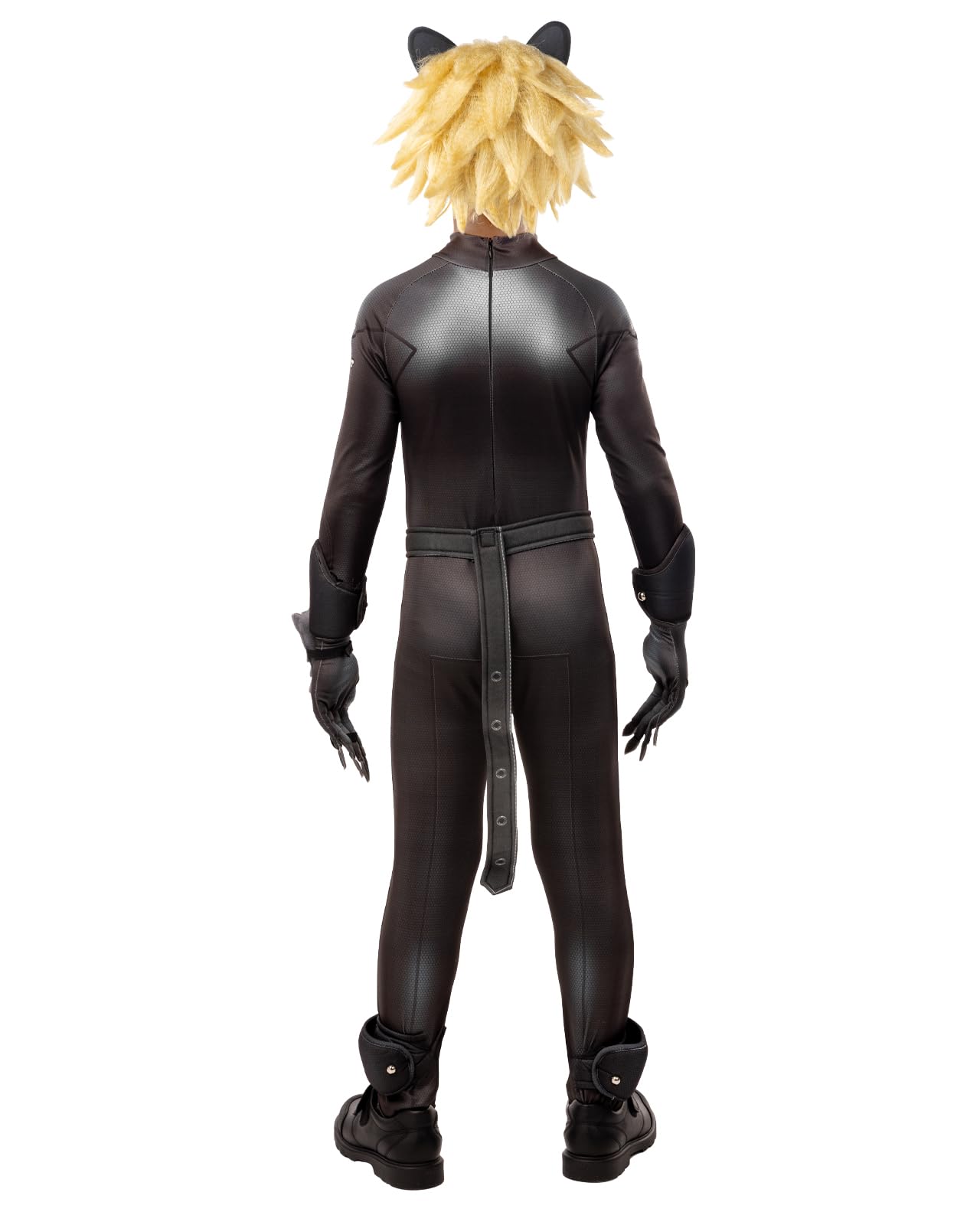 Disfraz De Cat Noir - Miraculous Ladybug Para Niño 3-4 Años - Incluye Mono, Antifaz Y Más