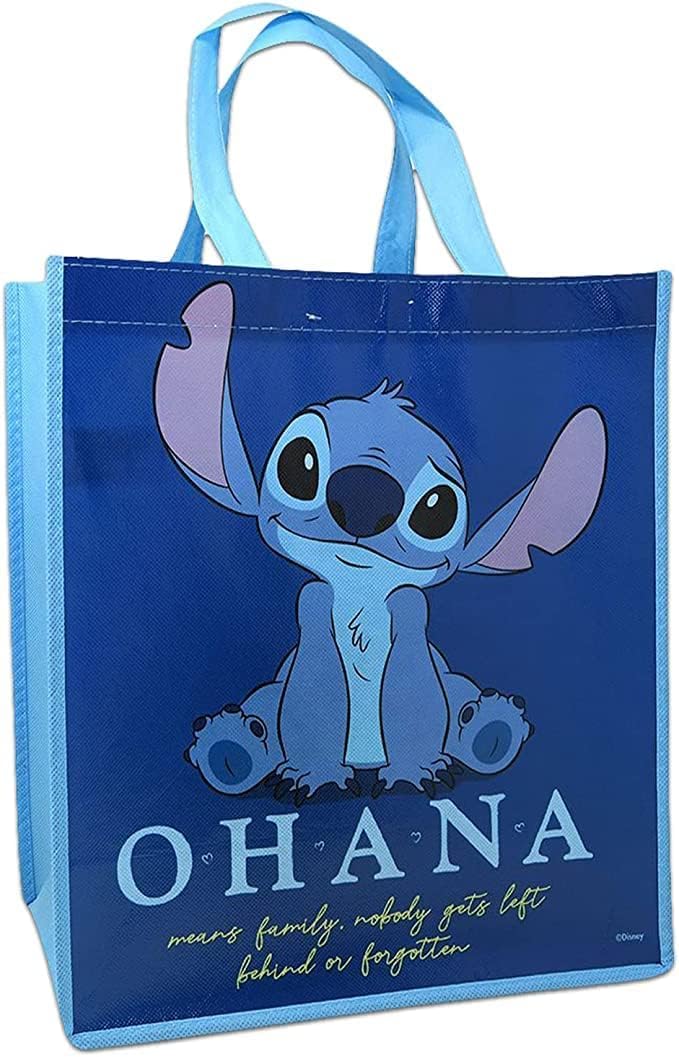 Character Reusable Shopping Tote Bag - Ohana Stitch