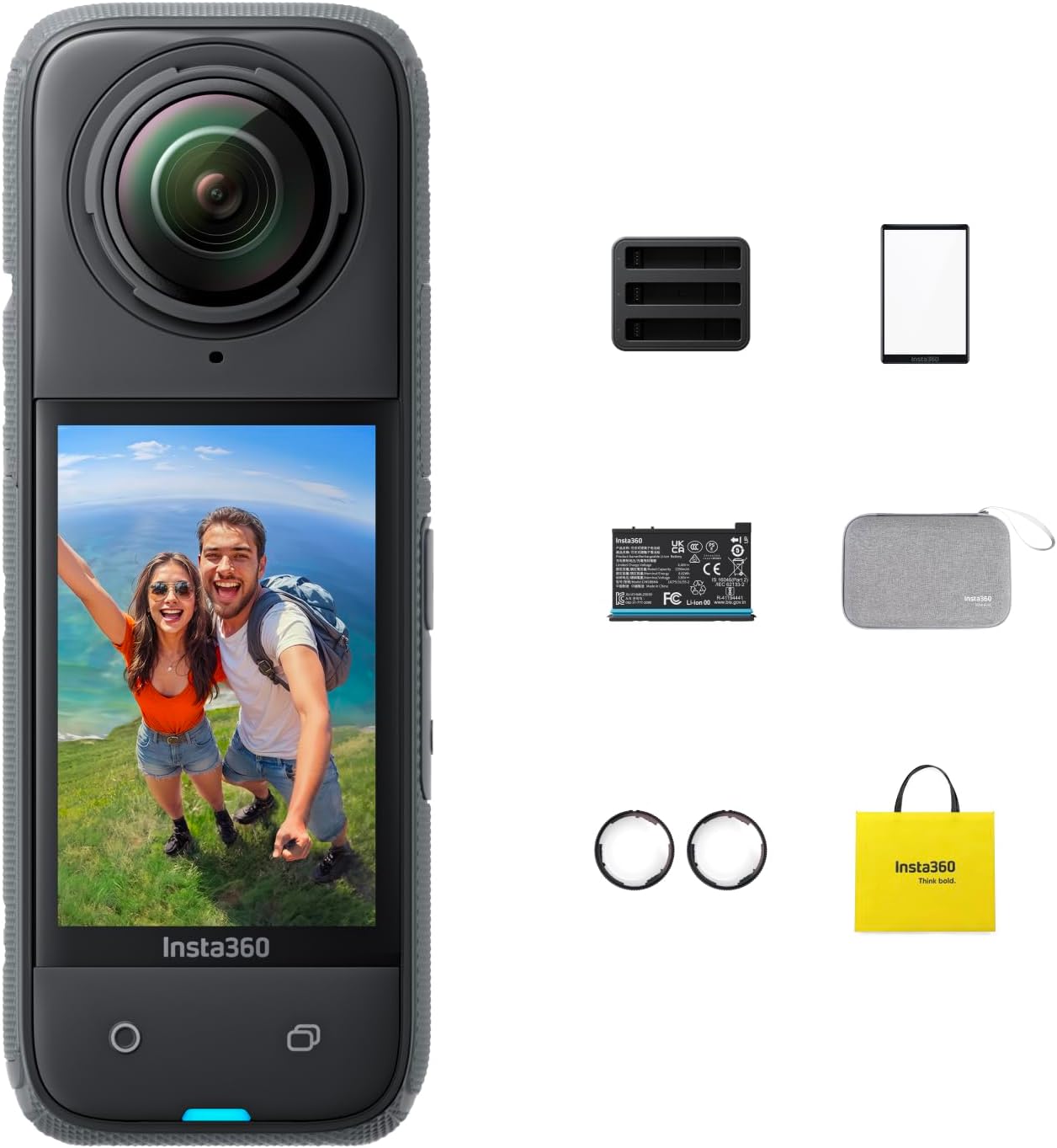 Insta360 X4 - Caméra 360° 8K waterproof avec IA