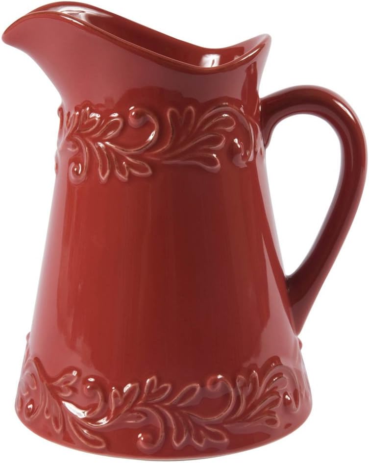 Poterie de Cuisine Pitcher, Antique Rouge