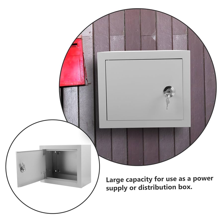 Amazon | TEHAUX 箱 電気制御ボックス 金属製ジャンクション