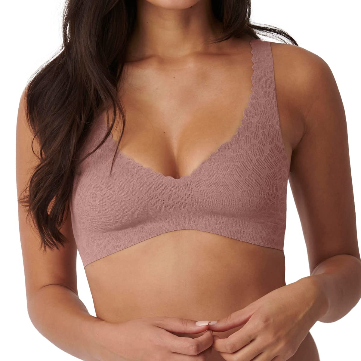 Sloggi Women's sloggi Zero Feel Lace 2.0 Bralette, CACAO