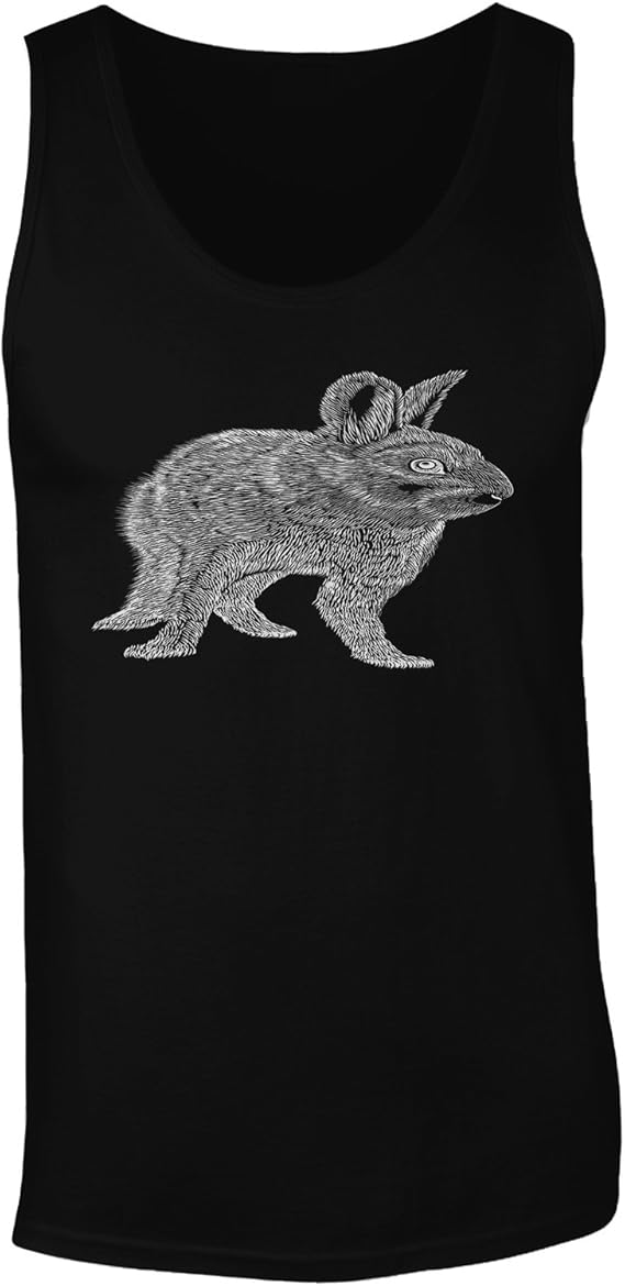 Amazing Bunny Rabbit Cute Novelty Men's Tank top q29mt Amazon.co.uk Clothing