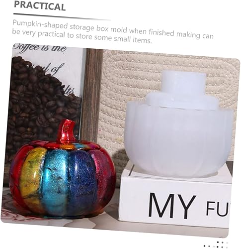 Miniatura 2 de DOITOOL Molde epoxi DIY Caja de almacenamiento de calabaza Molde de silicona Caja de almacenamiento creativa Caja de almacenamiento de gel de sílice