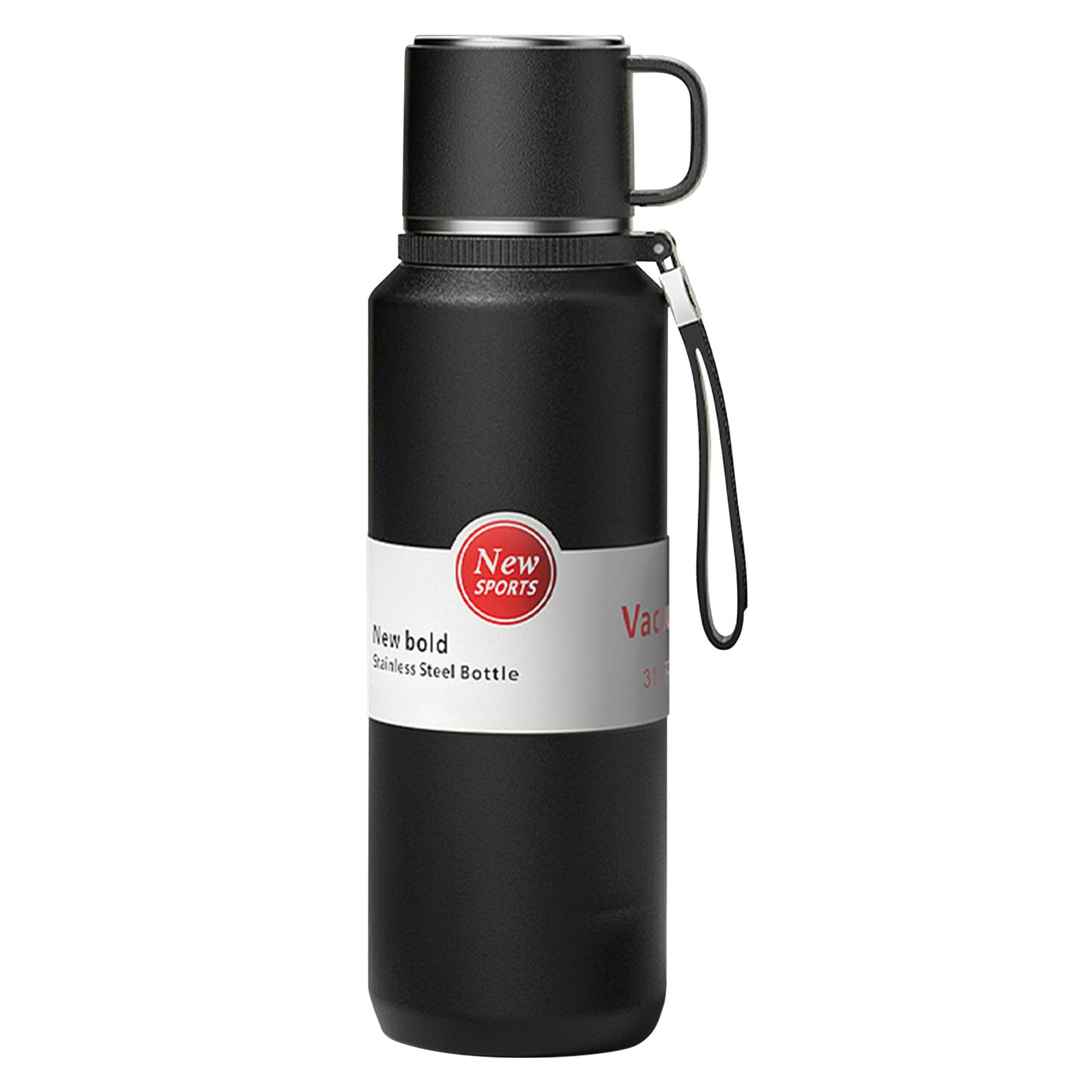 XUDREZ Thermal Flask 1 L, Keeps 24 Hours Hot and Cold Drinks, 316 Stainless Steel Water Bottle with Layered Filter