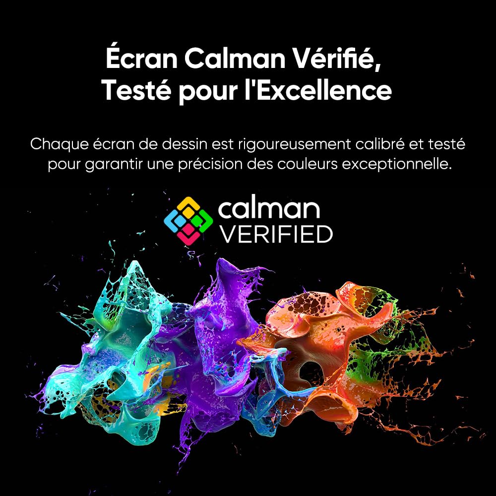 XPPen Artist Pro 22 (Gen 2) Moniteur de Dessin Professionnel en 22 Pouces | Écran QHD 2,5K Entier Laminé | Couleur Calman Certifié | Dual Stylet X3 Pro 16K Niveuaux | 99% sRGB | Support Inclus