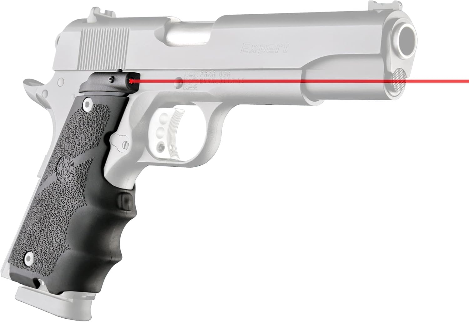 Hogue LE Government Rubber Laser Grip with Finger Grooves