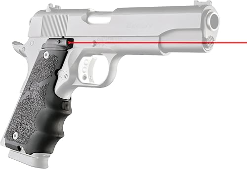 Hogue LE Government - Agarre láser de goma con ranuras para los dedos