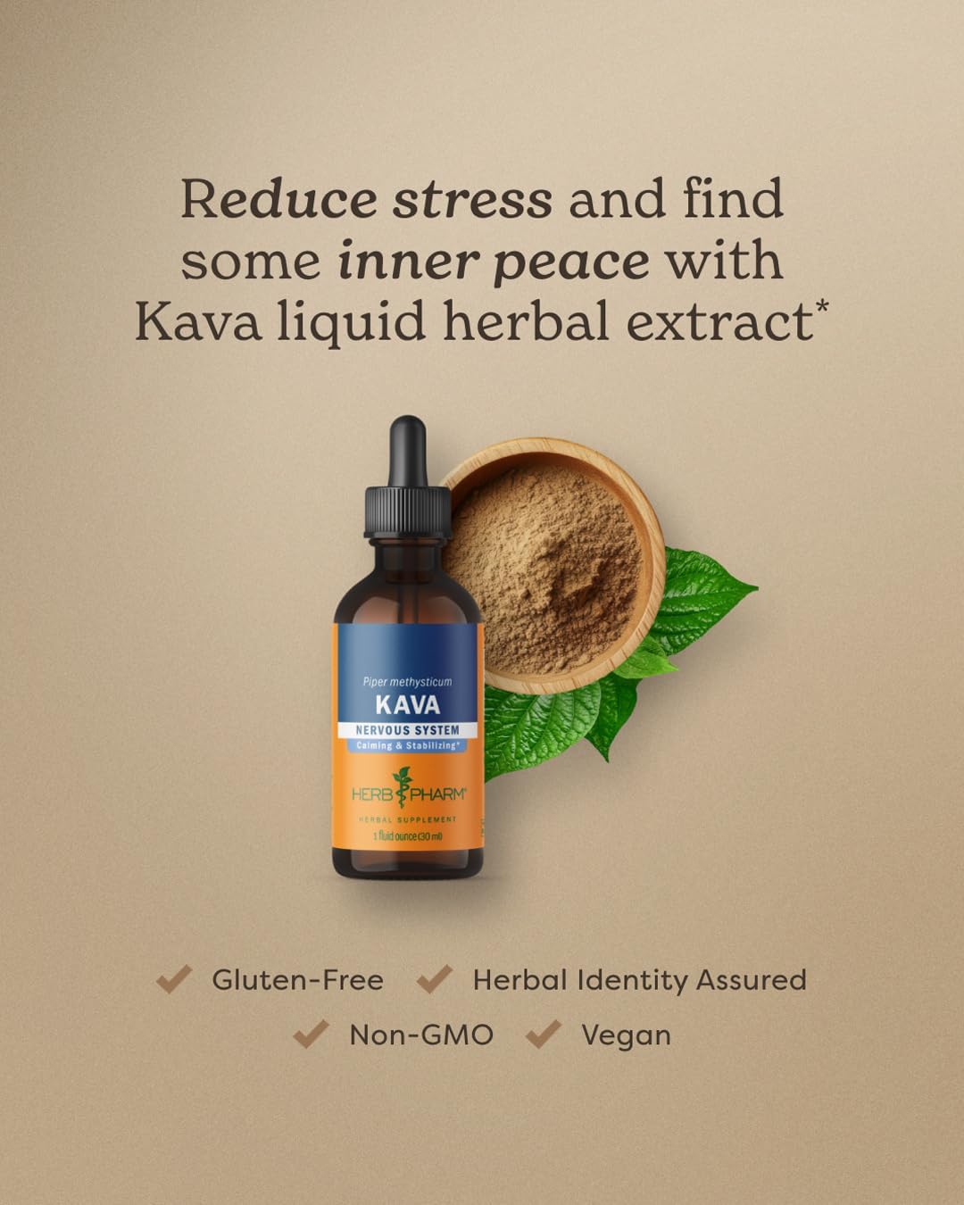 Organic Kava Root Liquid Extract for Stress Support & Relaxation: Vegan Kava Extract, Non-GMO Kava Kava Tincture for Calm & Relaxed Mood, Gluten-Free, 4 Oz | Up to 3 Months Supply - Image 8