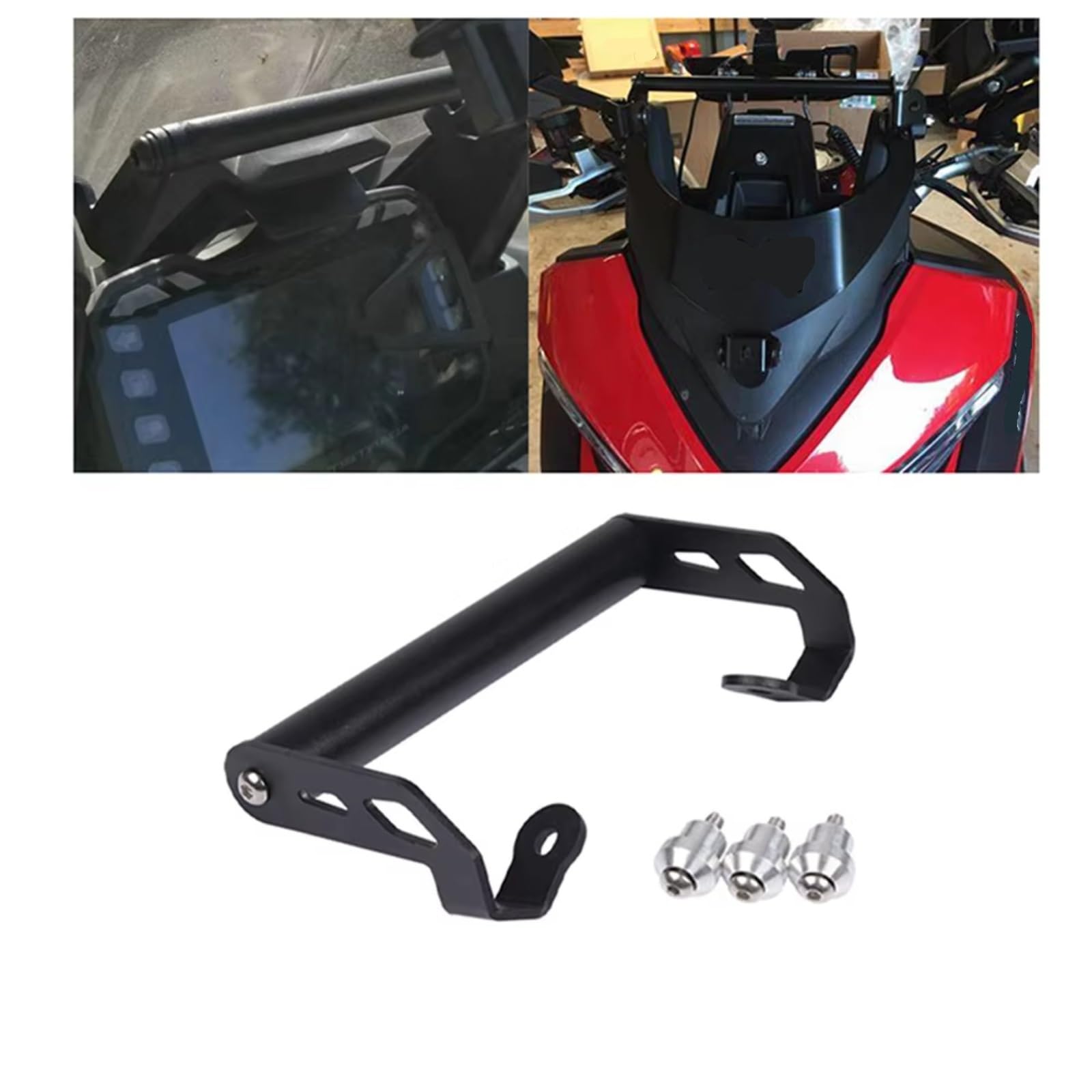 Guidon Porte Téléphone Compatible Avec Ducati Pour Multistrada 1200 / 1200S / Pour Enduro 2015 2016 2017 2018 Support De Fixation Pour GPS Moto Et Téléphone