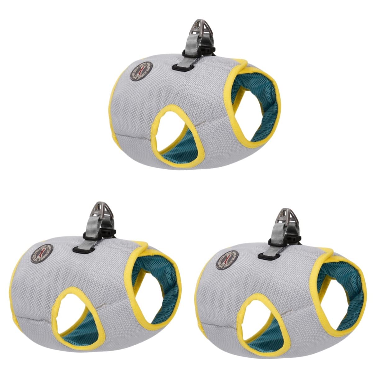FOMIYES Chaleco Refrescante para Mascotas de 3 Piezas de Malla Transpirable para Actividades al Aire Y Comodidad.