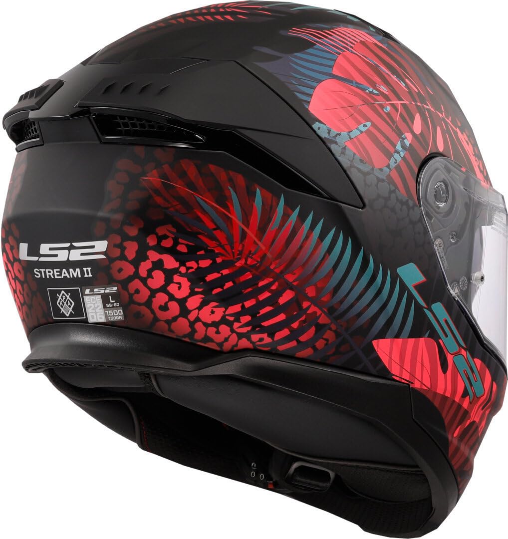 LS2, Casco Integral Moto Stream II Jungle, XS