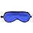 NMM Global 100% Mulberry Silk Sleep Mask Blackout, Cute Natural Sleeping Mask with Adjustable Elastic Strap, Satin Eye Cover for Men Women Adults (Blue)