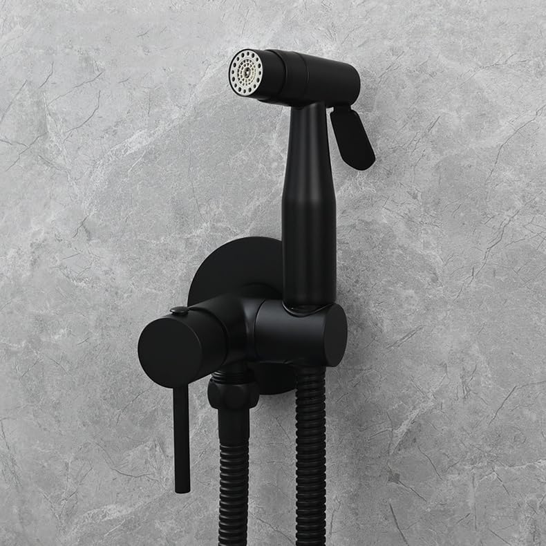 Bidet spray negro LWX para solucionar la limpieza de baño 4