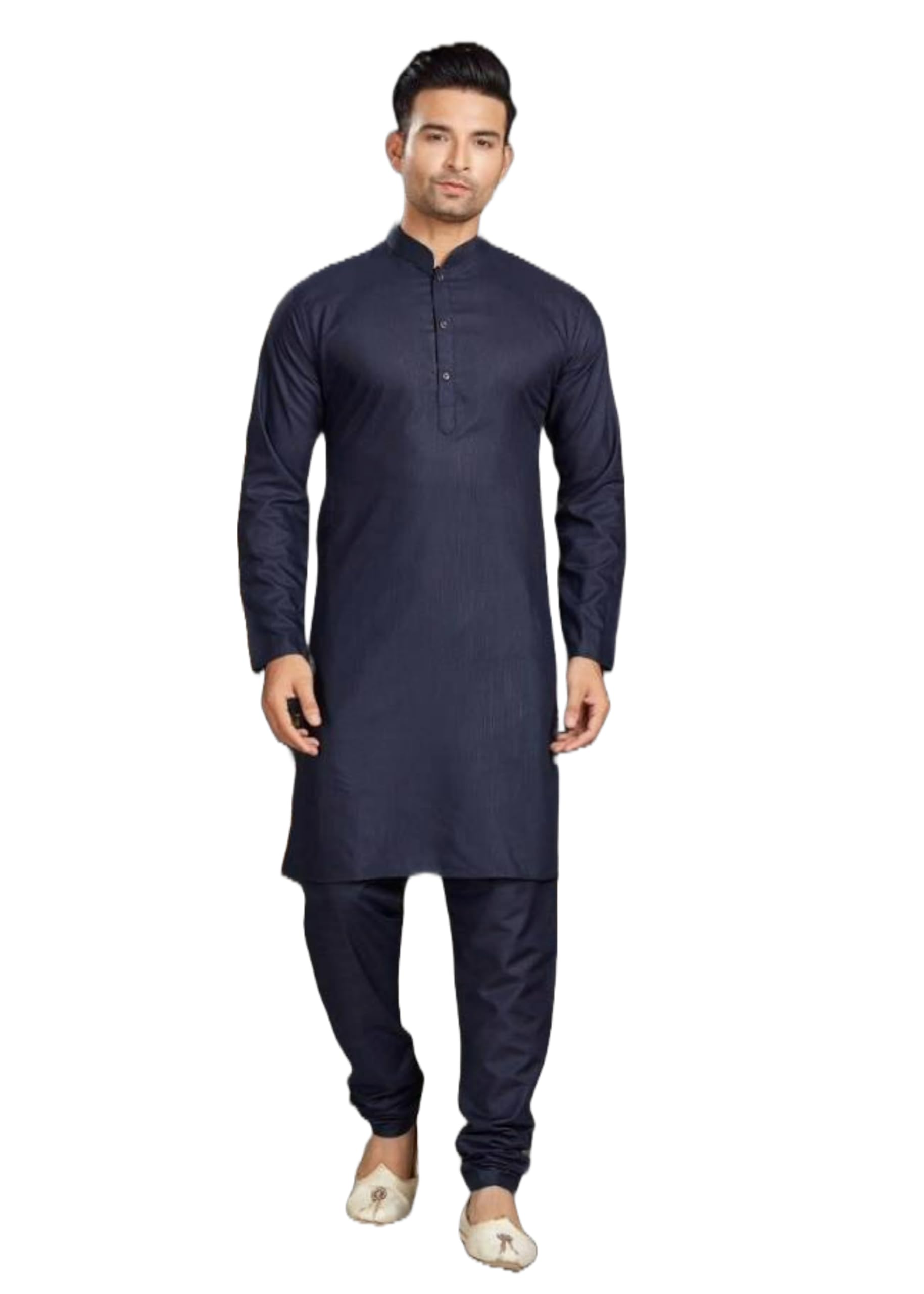 Pijama kurta para hombre en algodón indio tradicional modelo 4065 3