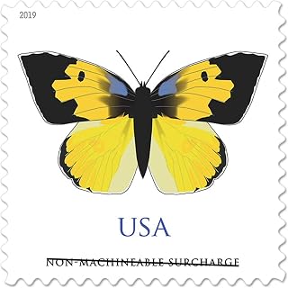 USPS California Dogface Butterfly (5 Sheets of 20) Non-Machineable for Square Envelopes Postage Stamps 2019 Scott #5346