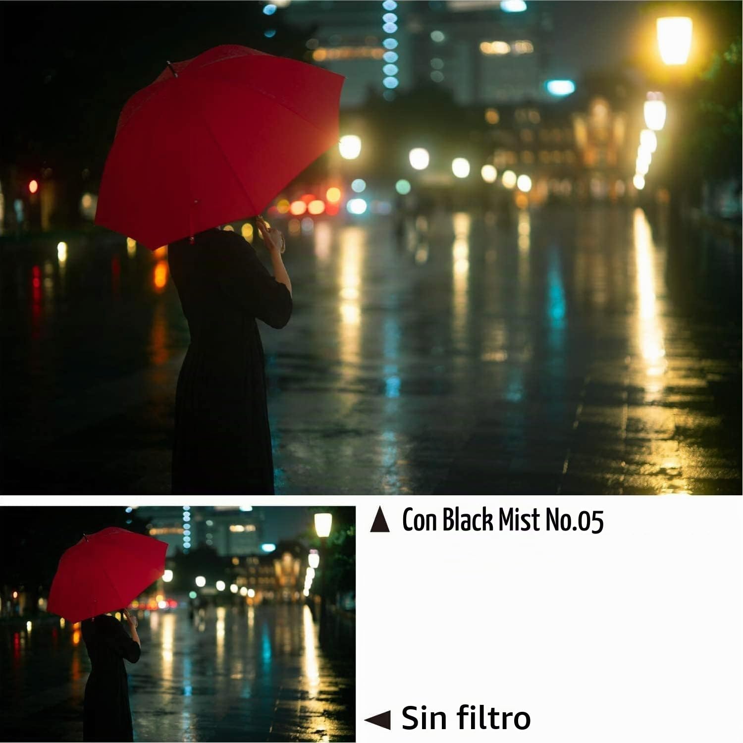 Kenko Filtros de Efectos Suaves Black Mist N°05 ø49mm, para Ajustar el Contraste y la dirección cinematográfica, Hecho en Japón