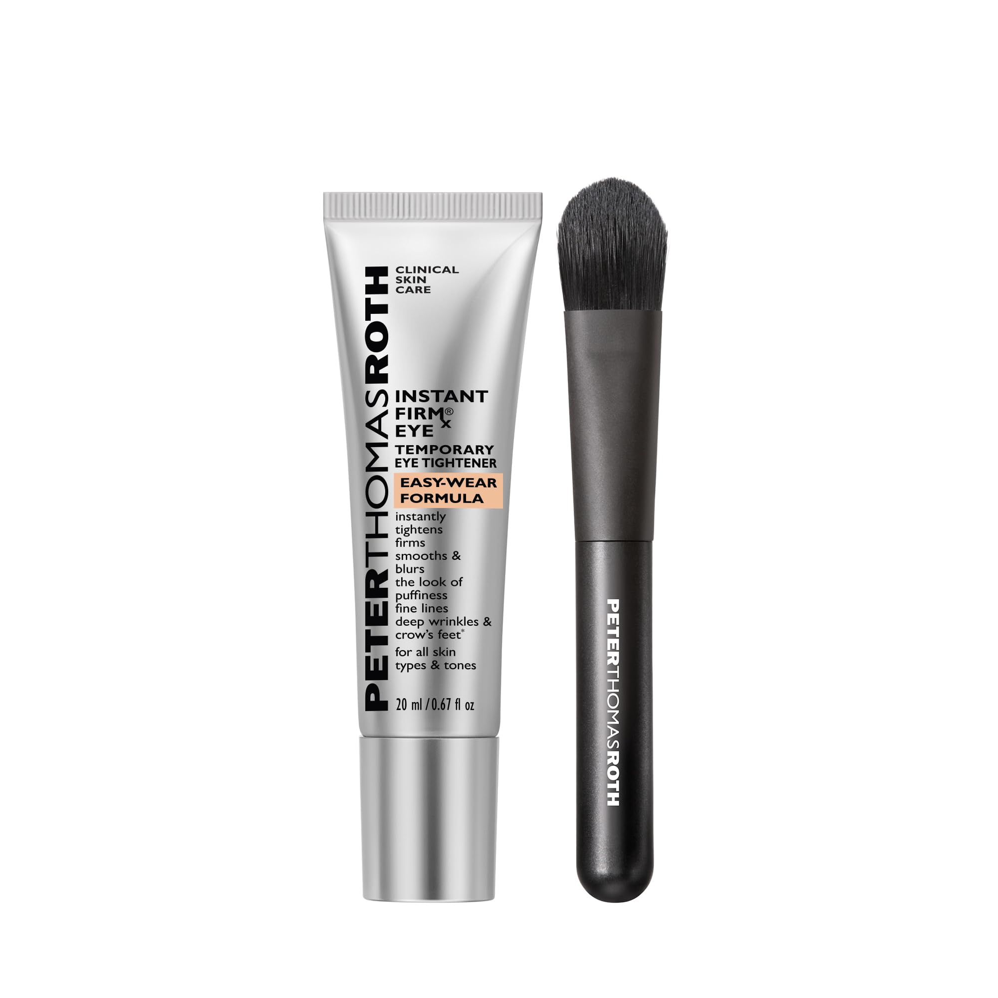 Peter Thomas Roth Instant FIRMx Eye Temporary Eye Tightener Easy-Wear Formula – Sofort Straffendes Augenserum gegen Tränensäcke, Falten & Krähenfüße – Anti-Aging Augenpflege mit Peptiden