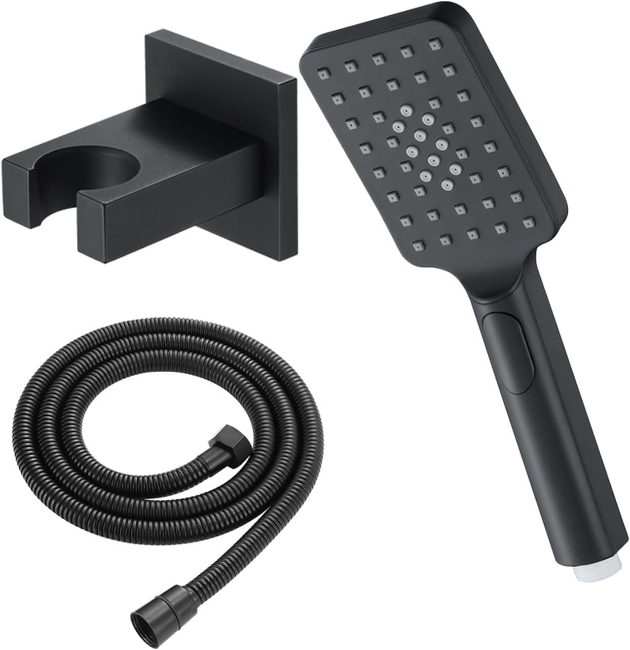 Ksunun Black Shower Head with Handheld, Shower Heads, Hand