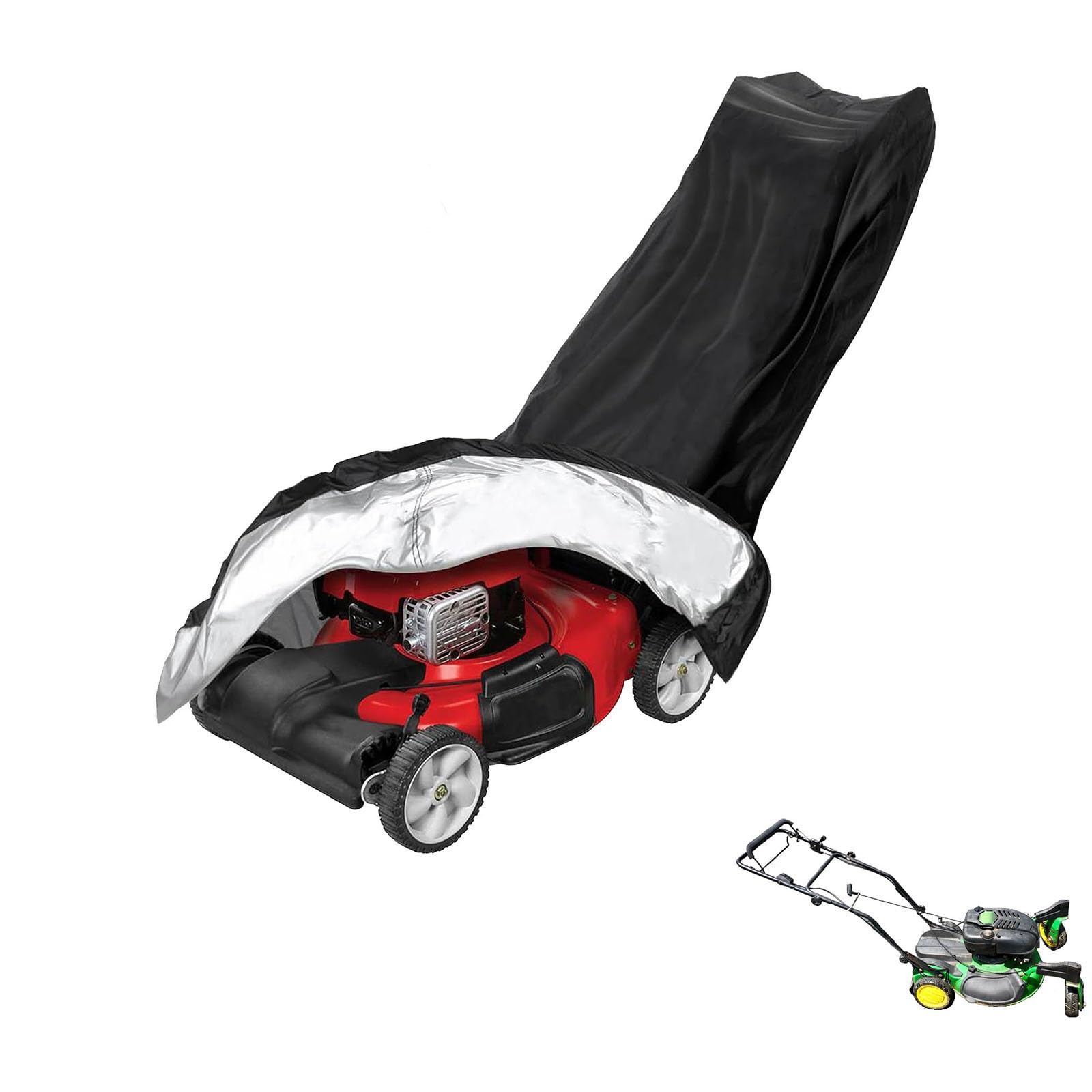 lawnmower cover Compatible with John Deere JS63C ,waterproof and sun,suitable for indoor and outdoor use all year round, comes with a storage bag — image 1