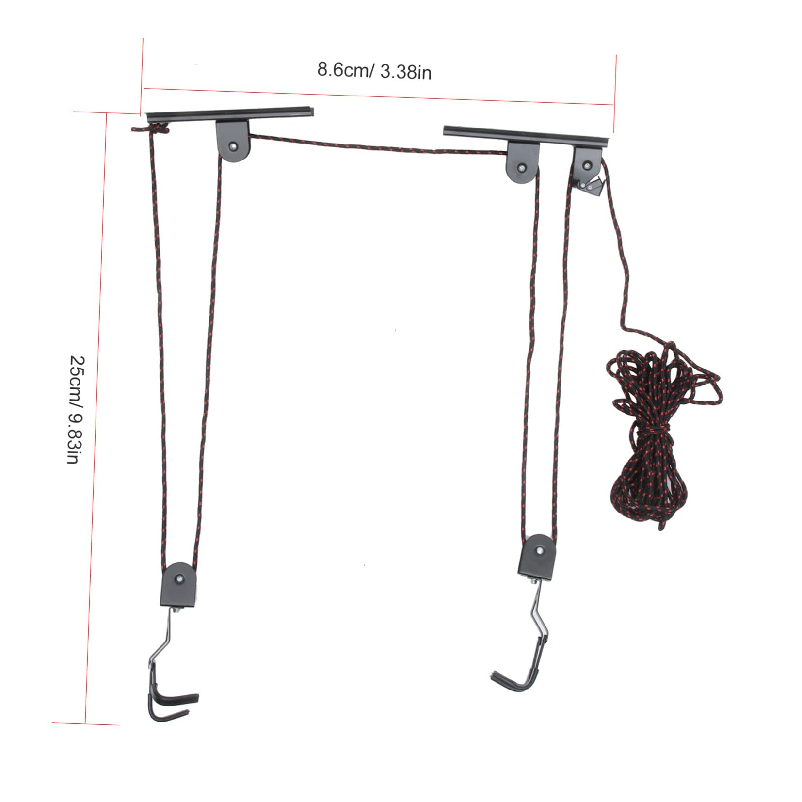 Healeved Soporte Bicicleta Pared de Entusiastas del Ciclismo Color Aleatorio Negro de Acero y Abs Ligero con Superficie Lisa para Colgar Bicicletas en Garaje Interior
