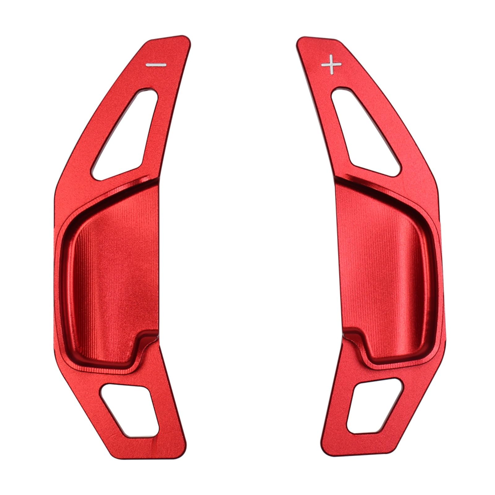 CLOUDSALE Aluminium Alloy Shift Paddle Steering Wheel Shifter Paddlers Extension Compatible for Fortuner 2018-2025 (Red)-image-28