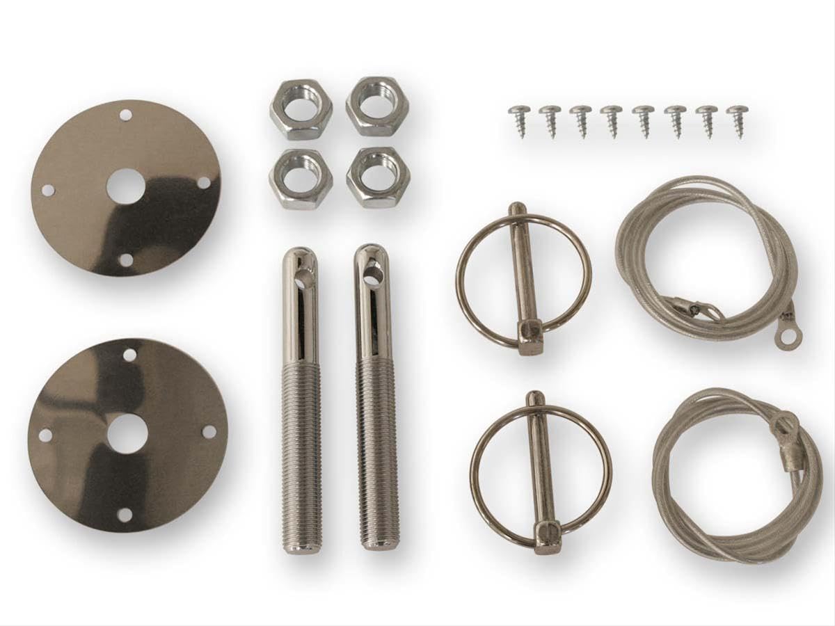 Scott Drake S1MS-16892-DLX Hood Pin Kit