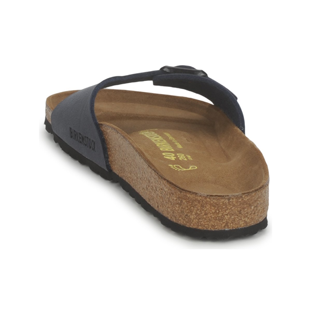 Birkenstock, Madrid Birko-Flor, Sandali, Unisex - Adulto, Blu (Navy), 40 EU (Normale)