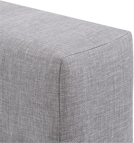 Miniatura 5 de Atlin Designs Cama de tela copetuda tamaño individualindividual en gris claro