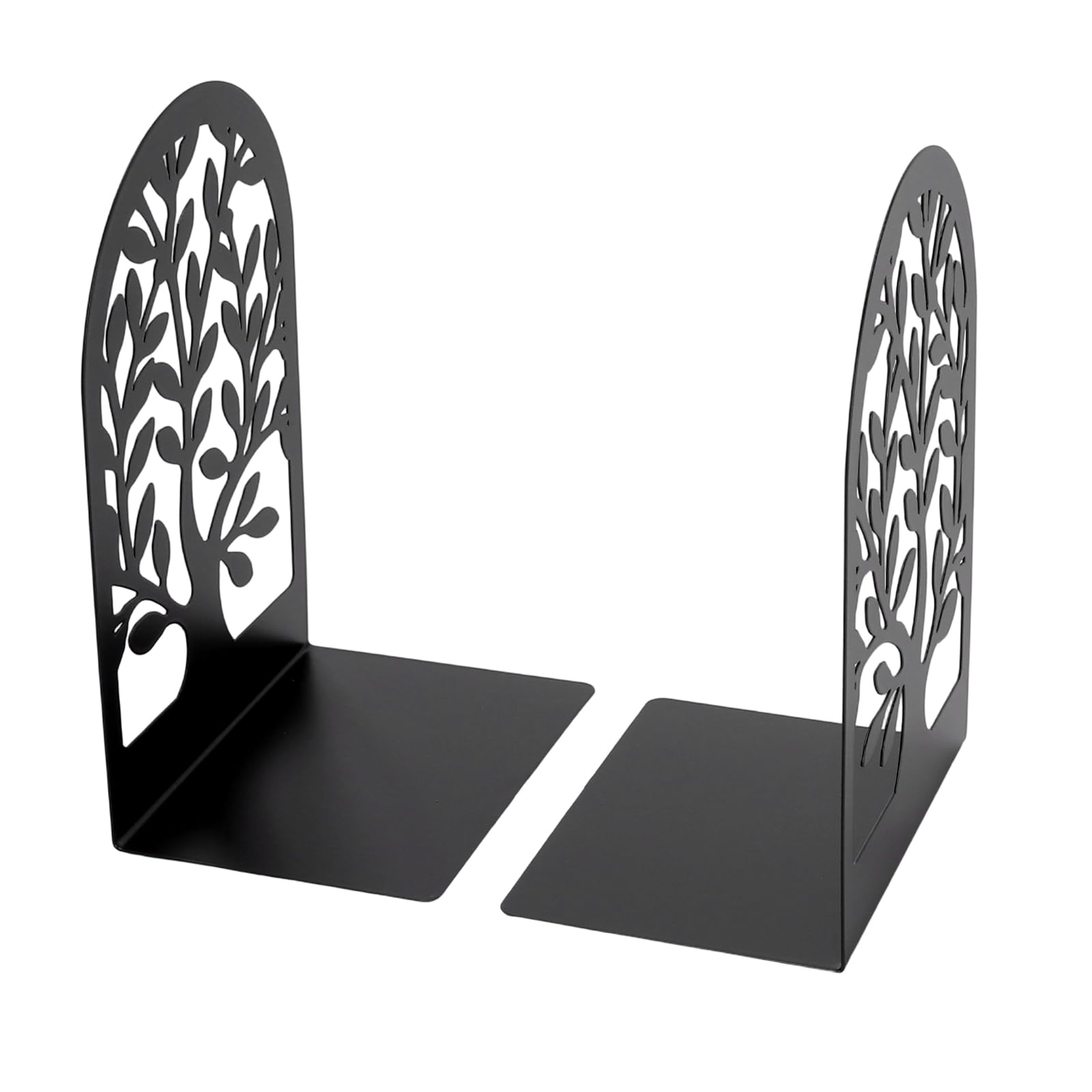 6 sztuk metalowych podpórek do książek w kolorze czarnym, 17,5x12x8,5 cm uchwyt na książki, czarna podpórka, uchwyt na książki do biura, szkoły, domu, biblioteki